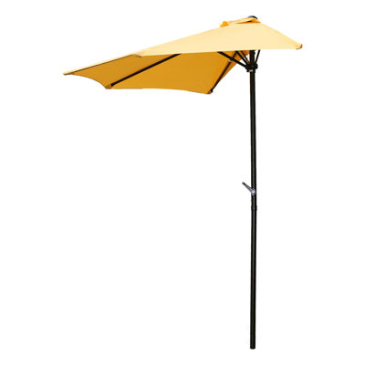 Demi-parasol de marché de 9 pi Patson