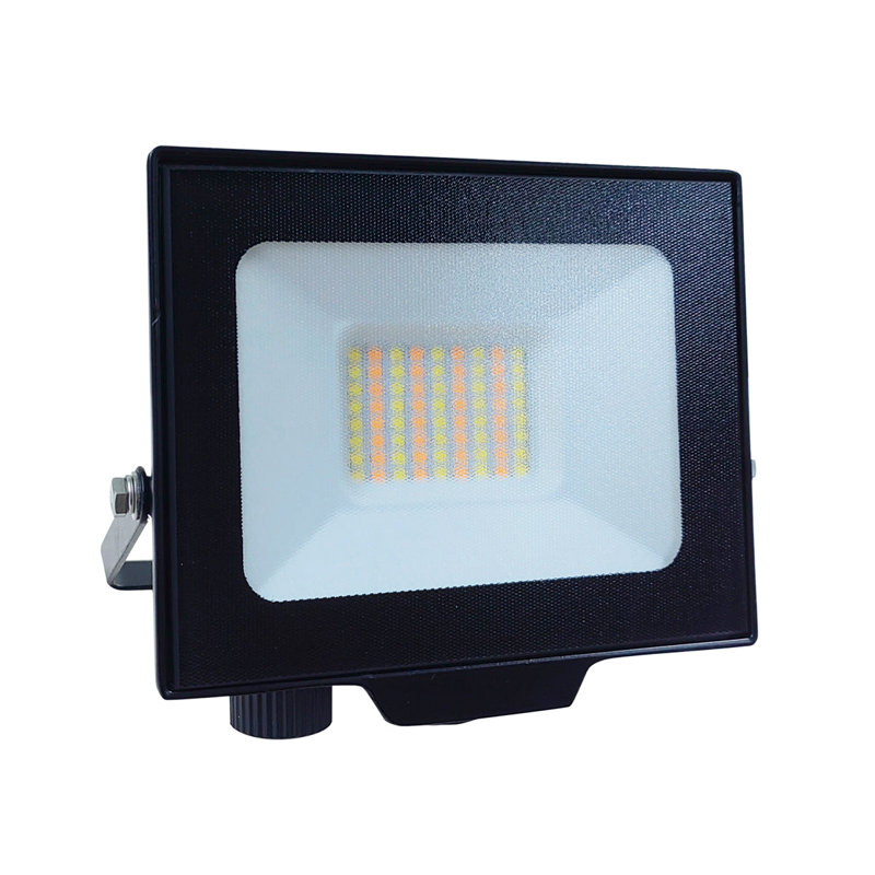 Ener-J 30W LED Floodlight CCT Switchable IP65 Weatherproof Black 2700 Lumens 240V