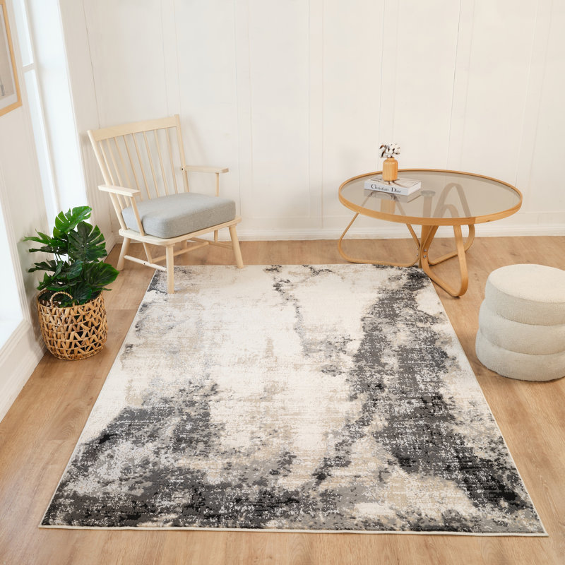 Odena Collection Transitional Abstract Area Rug, Rectangle 2' x 3'