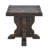 Solid Wood Pedestal Base End Table
