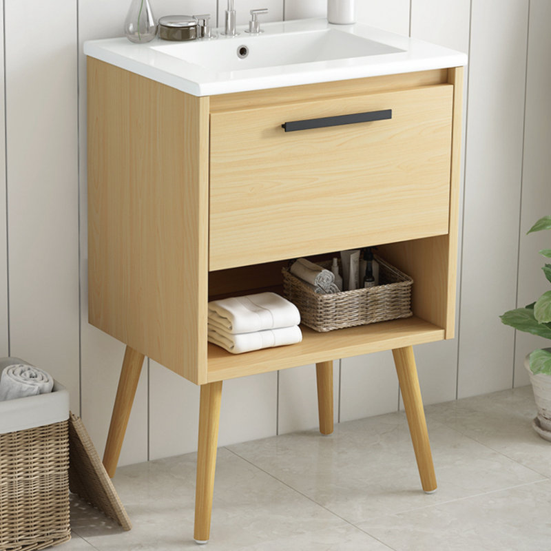 Armoire de salle de bain multifonctionnelle avec tiroir
