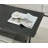 43.3" 4 Legs Glass Base Rectangle Coffee Table With Storage And Metal Legs