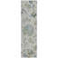 Tapis taupe en polyester tissé à la machine tissé à la machine intérieur / extérieur Charyse-109572640