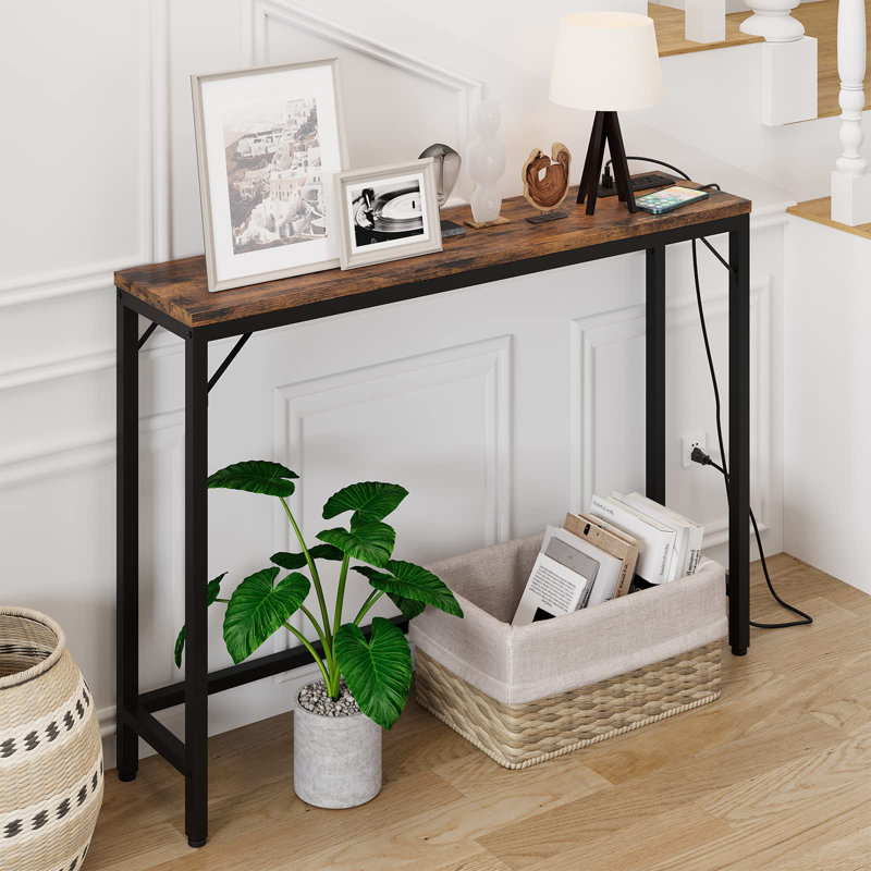 Console 39,3 po Jaliek, Brun, Noir