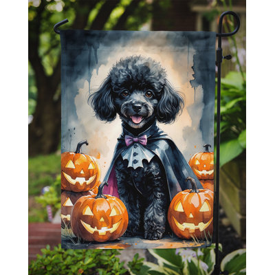 Drapeau de jardin chiot Halloween