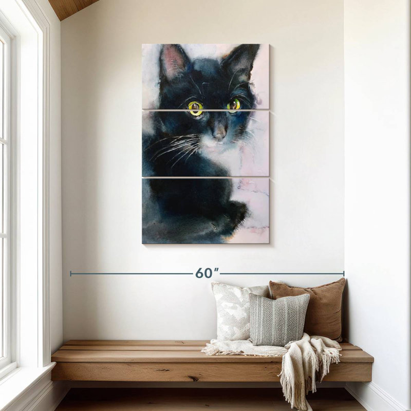 Brampt Tuxedo Cat, 45" H x 28" W