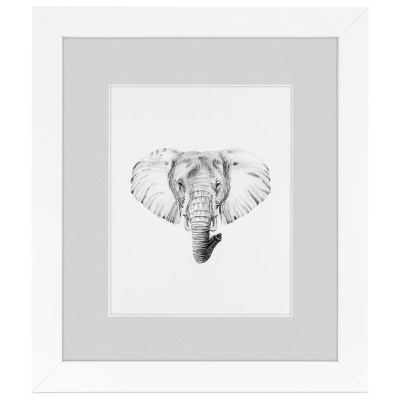 Wood Matte Picture Frame with Mat, Candlewick