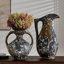 Vase de table en céramique fait à la main, vase en terre cuite Boho Pottery