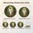 Jesus Forest Stained Glass Window Panel，7.8H-24569261