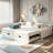 Extending Daybed with Trundle, Wooden Daybed-1661865560