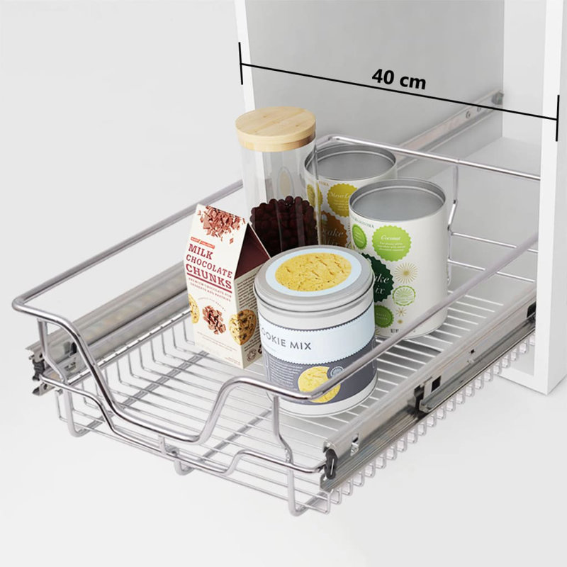 Tanaka Under Shelf Basket, 130mm H x 600mm W x 460mm D