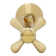 Cross Handle Angle Stop Shut Off Valve 1/2" Copper Sweat x 3/8" OD Compression Outlet