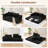 78.7" Corduroy Upholstered Sleeper Sofa, 3-in-1 Folding Convertible Sofa Bed Floor Couch With 2 Pillows, Folding Pull Out Futon Sofa Bed Boneless Couch Folding Couches For Living Room, Floor Sofa Lounge Couch