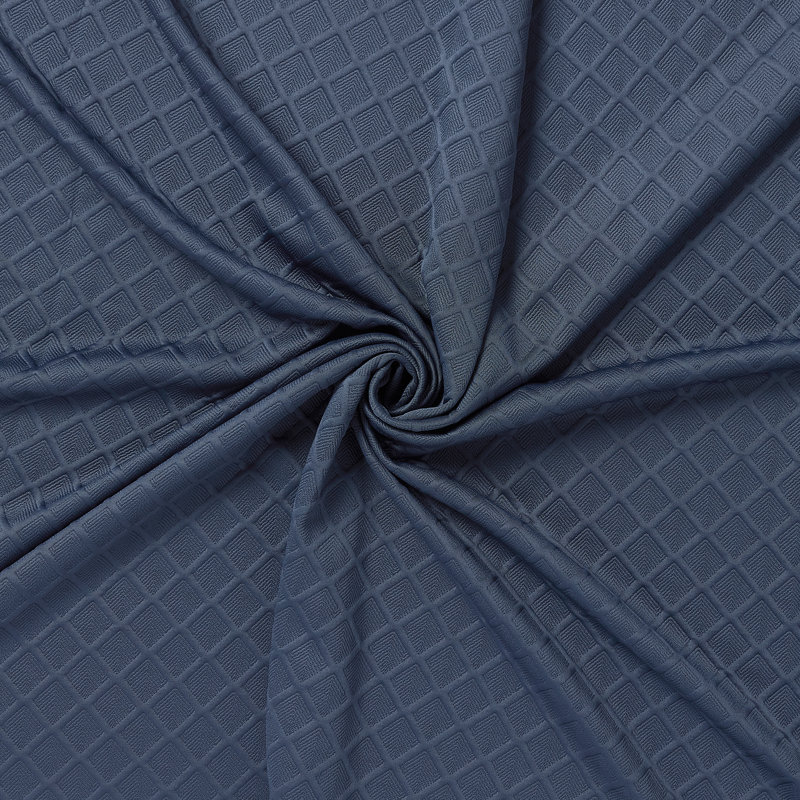 Housse de coussin élastique ARDEN, housse de coussin de patio en tricot extensible, résistante à la décoloration, lavable à la machine, housse de remplacement intérieure / extérieure, s'adapte à plusieurs tailles, bleu marine