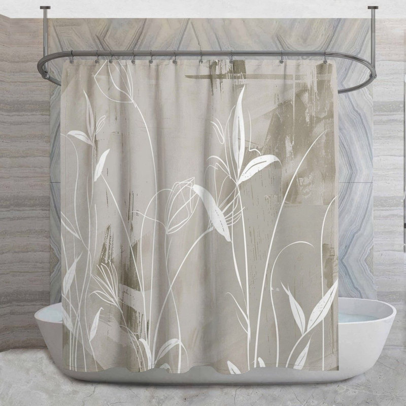 Rideau de douche Cicalese, H 83 po x l 70 po