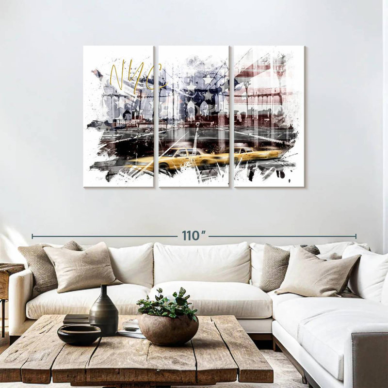 Nicci NYC Composing, 48" H x 74" W