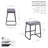 Velmon 24.02'' Bar Stool-917953345