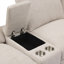 Canapé modulaire inclinable de cinéma maison de 104 po avec canapé d'angle inclinable avec boîte de rangement, porte-gobelets, ports USB et prise de courant pour salon (modulaire)-2052980613-2052980615