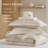 Piece Cal King Bedding Sets, Polyester Striped Modern Home Comfort