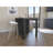 Tanna Kitchen Counter Dining Table with Three Side Shelves, Top Counter Table and Two Legs, Freestanding Kitchen Table-1927928387