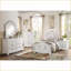 Commodes et amp; Commode 5 tiroirs en bois blanc avec garde-robe traditionnelle | Blanc | Bois