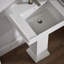 Tresham® Ceramic 24" Pedestal Bathroom Sink with Overflow-1042737558-1067776021