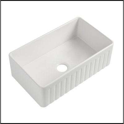 Farmhouse Kitchen Sink With Grid And Strainer