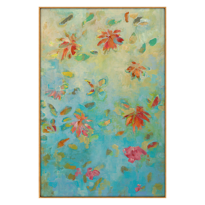 «Summer 2021 Floral Expression 1» par Maeve Harris, reproduction sur toile, H 36 po x l 24 po