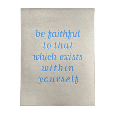 Quotes Chenille Indoor Rug