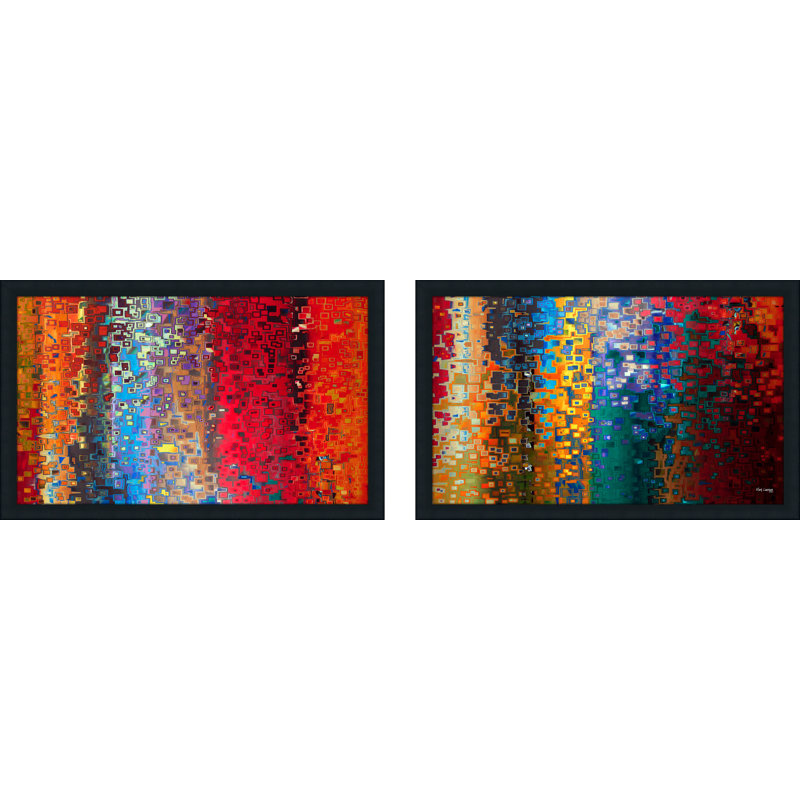 «Woration, Genesis 12: 8 - 2 pièces», ensemble de 2 reproductions d'art graphique sur acrylique
