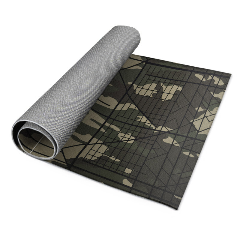 Stealth Angle Indoor And Outdoor Area Rug, Rectangle 4' x 6'