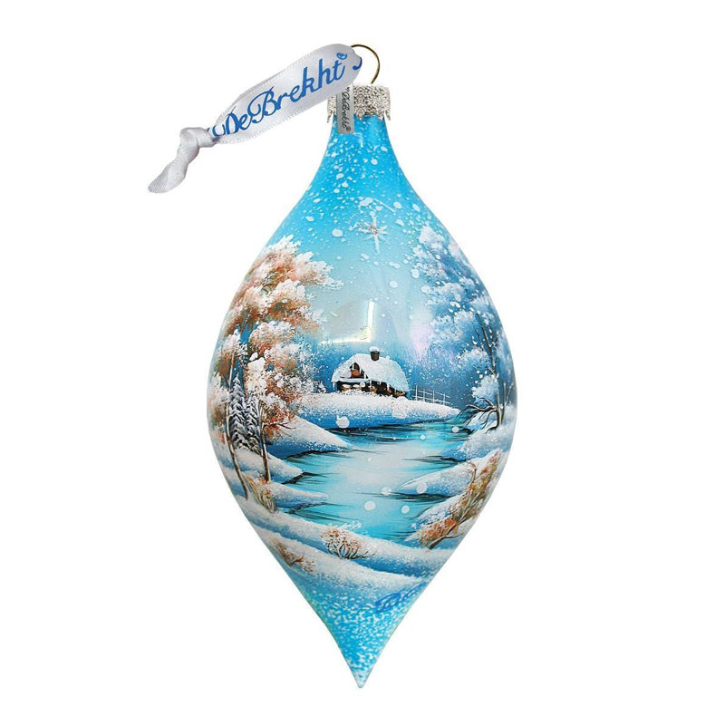 Ornement en forme de goutte Holiday Splendor Winterland