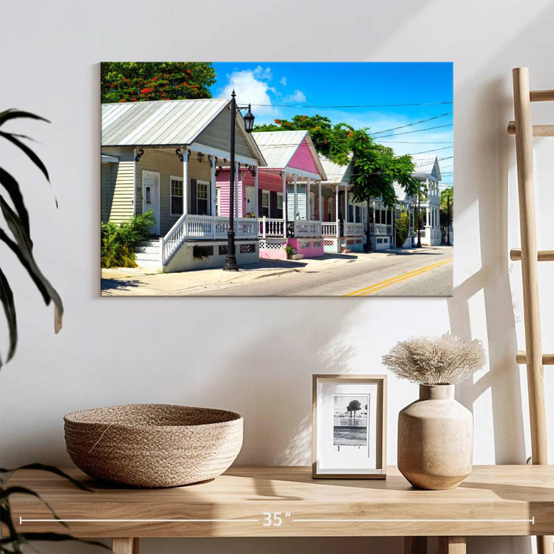 Key West Lilie - La maison rose, H 32 po x l 48 po