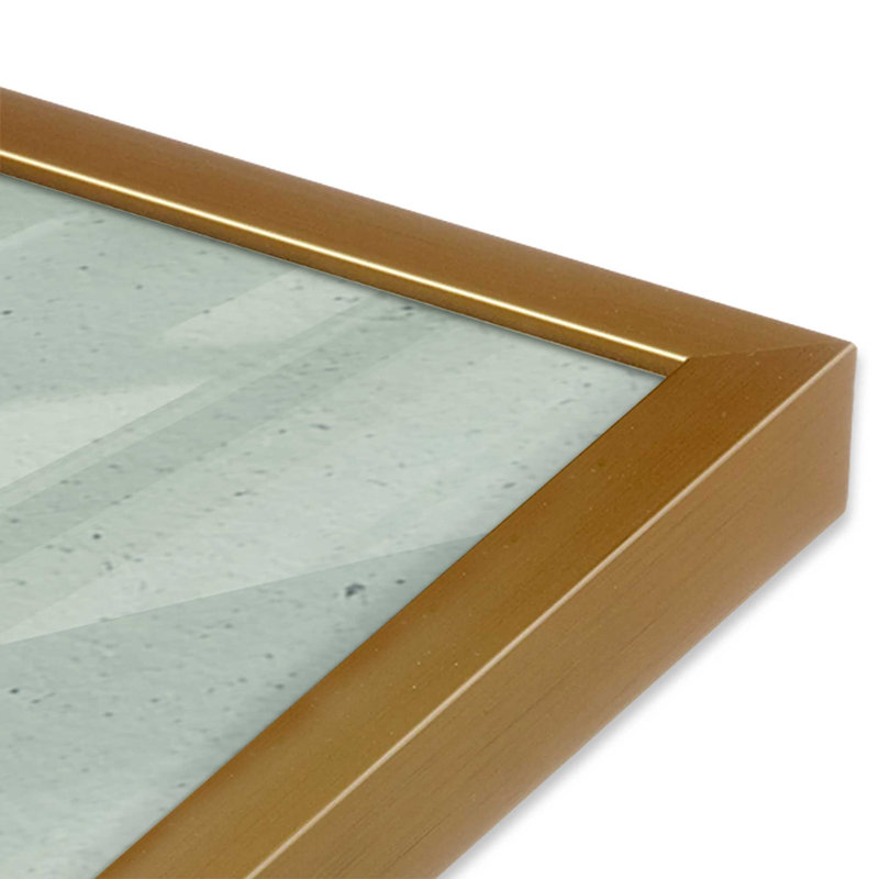 «Confident Blooms III», reproduction, H 17,25 po x l 13,25 po, Cadre ouvert en angle, or poli