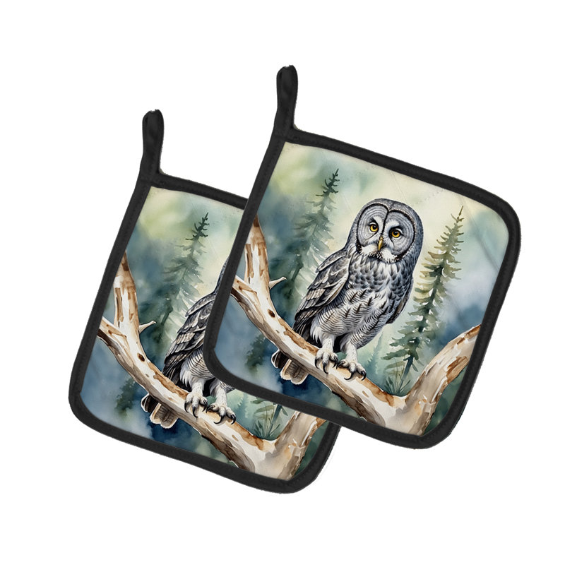 Paire de poignées Great Grey Owl