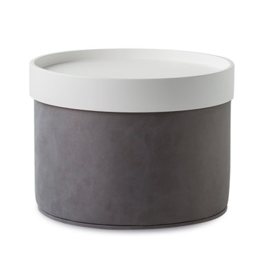 Celine 18" Wide Pouf B with Tray