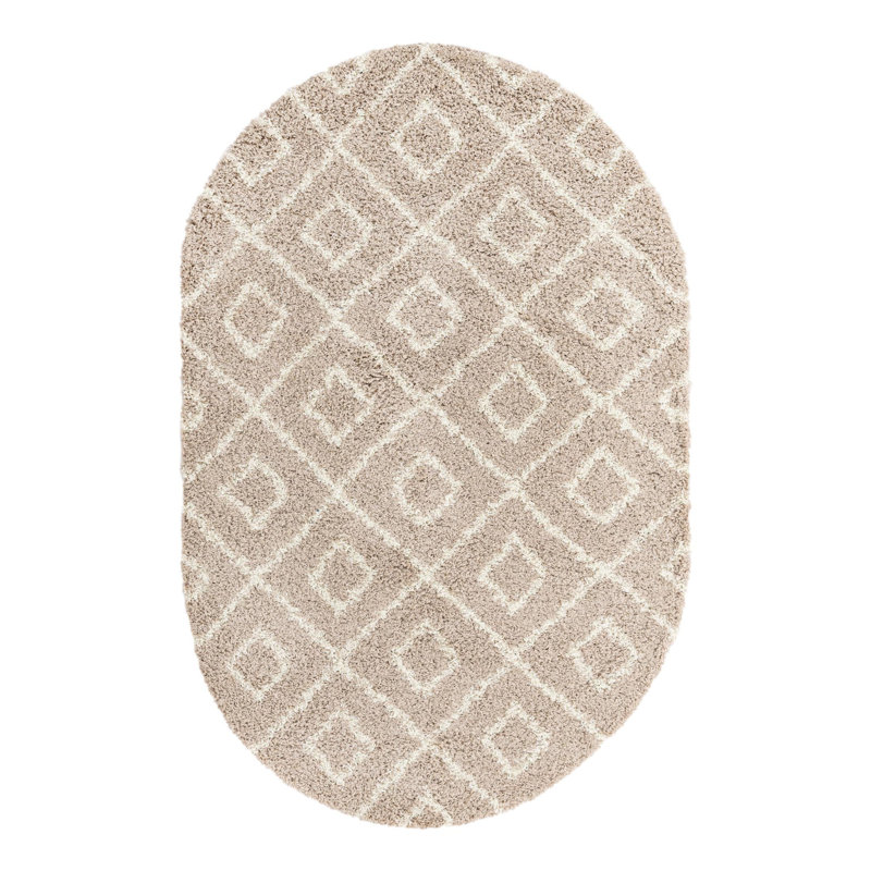 Arup Geometric Indoor Rug, Oval 5'3" x 8'