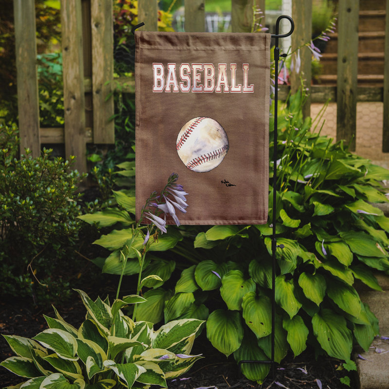 Drapeau de jardin 2 côtés baseball