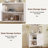 Tesse Unfinished Ladder Storage Bookcase-866788789