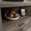 Dossier brun - Rangement polyvalent pour différentes pièces, tablettes réglables, construction légère, quincaillerie noire contemporaine, articles de bureau spacieux, utilisation dans une armoire, tablette