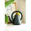 Vase de table en céramique 9,5 "noir mat