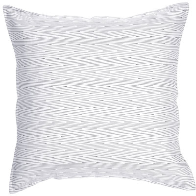 Taie décorative européenne avec bourre en duvet et plumes brodées Chevron
