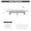 137.9 " MDF Rectangle Conference Table-970584136