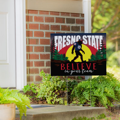 Fresno State Yard Sign, Bigfoot
