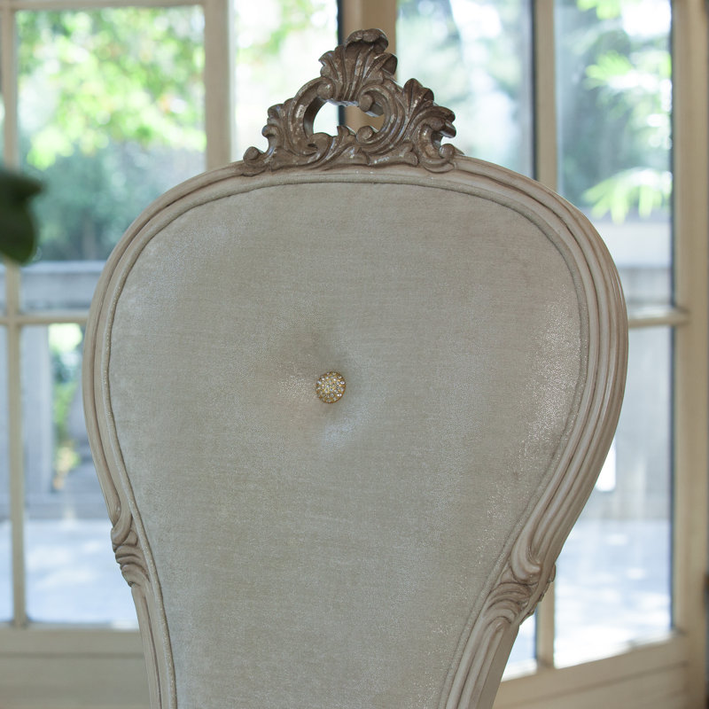 Platine De Royale Champagne Upholstered Dining Chair, Champagne