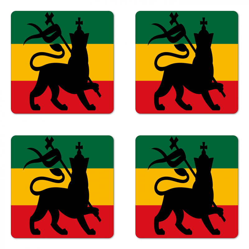 Sous-verre rasta