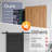 Apply for 32-48'' Door Width Single Aluminum Barn Door Hardware Kit (with Soft Close Mechanism, Door Not Include)
