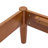 Mid Century Solid Wood Platform Full Bed Frame With Wood Slat Support, Brown-645595762-645595765