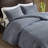 Mckenzie Blue Oversized Cozy 100% Cotton Twill Washed 3-Piece Full/Queen Duvet Set-114516878-114516880