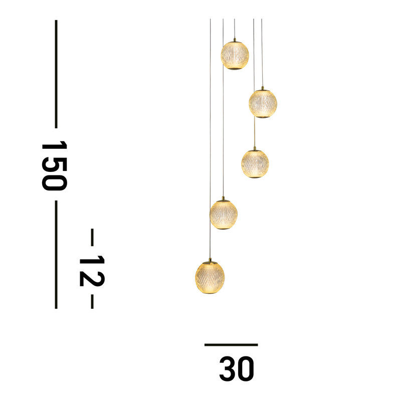 Ahoufe LED Chandelier